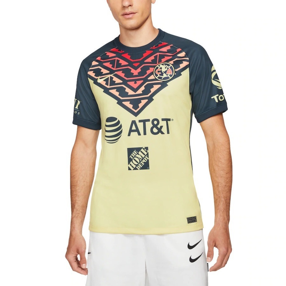 Club America Nike 21/22 Home Breathe Men's Soccer Jersey Size Medium CV7887-706 - Picture 1 of 3